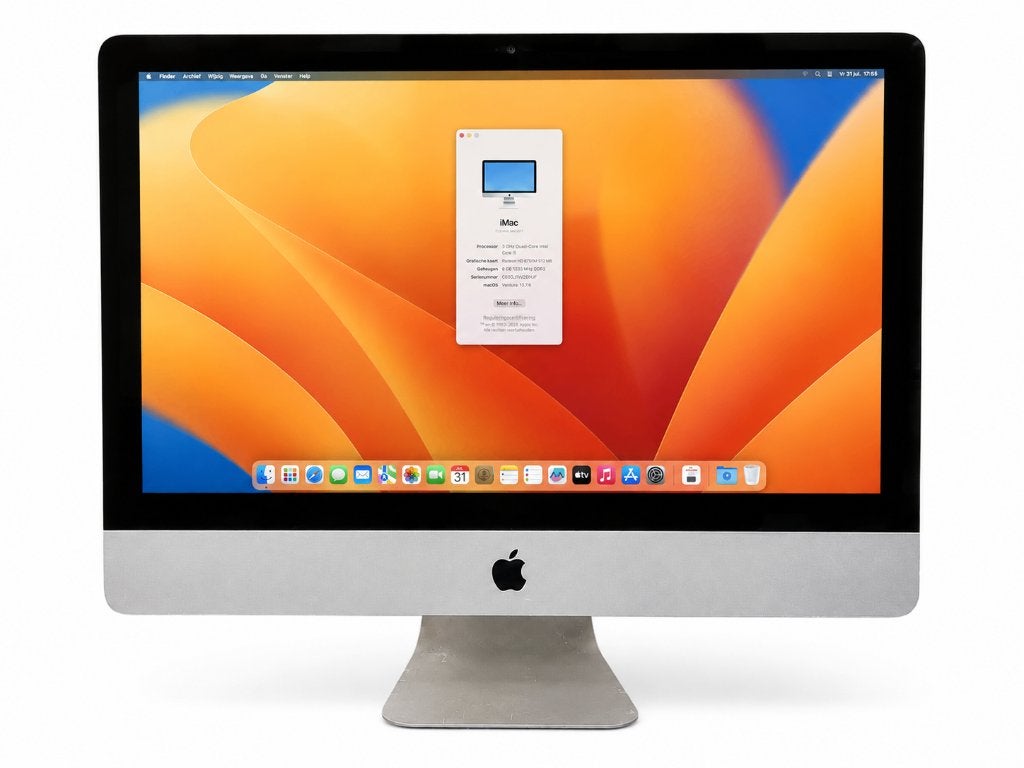Apple iMac 21'' 4K 2017 - i5 - 8GB - 1TB Fusion Drive, Computers en Software, Apple Desktops, Gebruikt, HDD en SSD, IMac, Johannes Tabesstrjitte