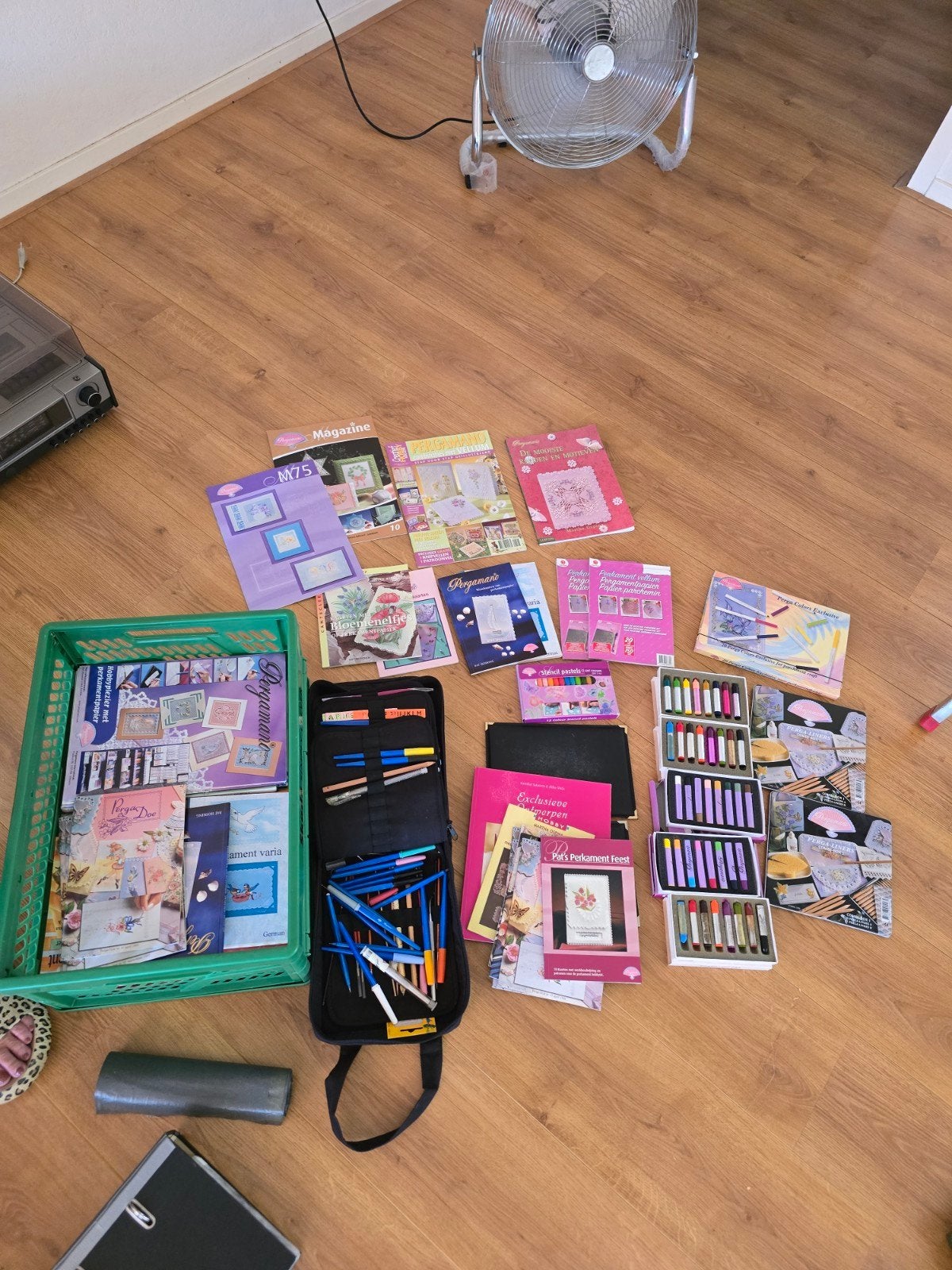 Pergamano complete collectie: pennen, potloden en meer, Ophalen, Gebruikt, Meerkleurig, Overige materialen