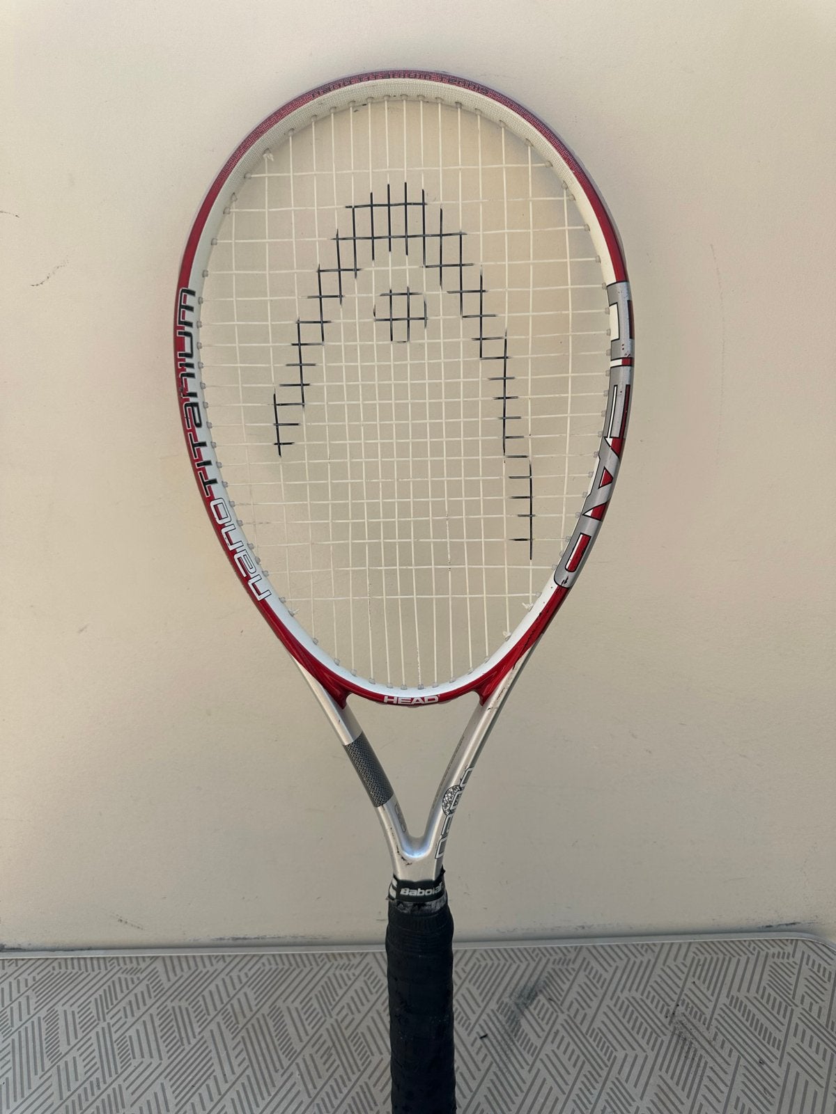 Head Nano Titanium Tennisracket - Gebruikt, Sport en Fitness, Tennis, Ophalen of Verzenden, Gebruikt, Racket, Head