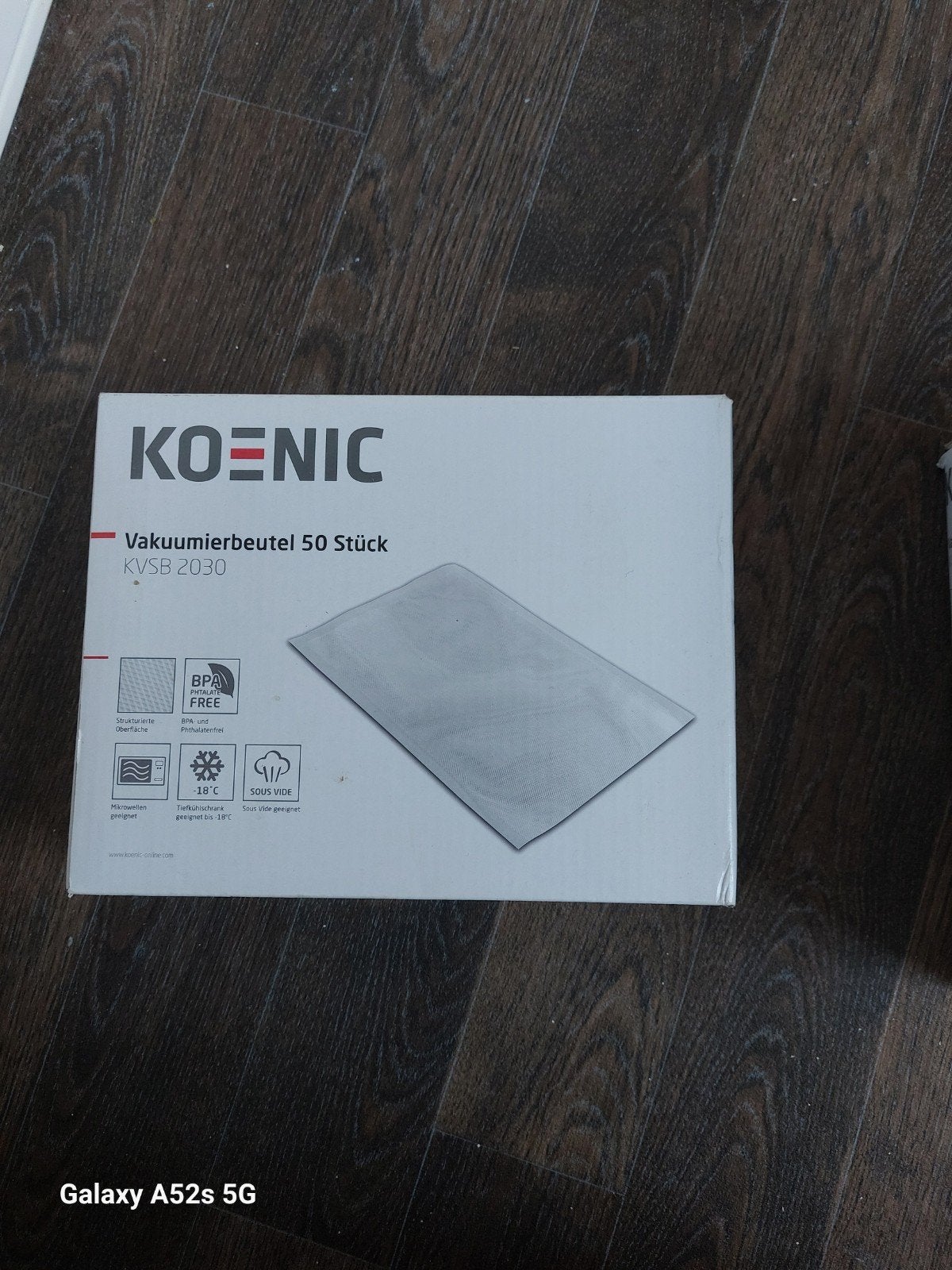 koenic vacuüm bag sealer, Ophalen, 1 tot 500 gram, Nieuw, 100 kg of meer