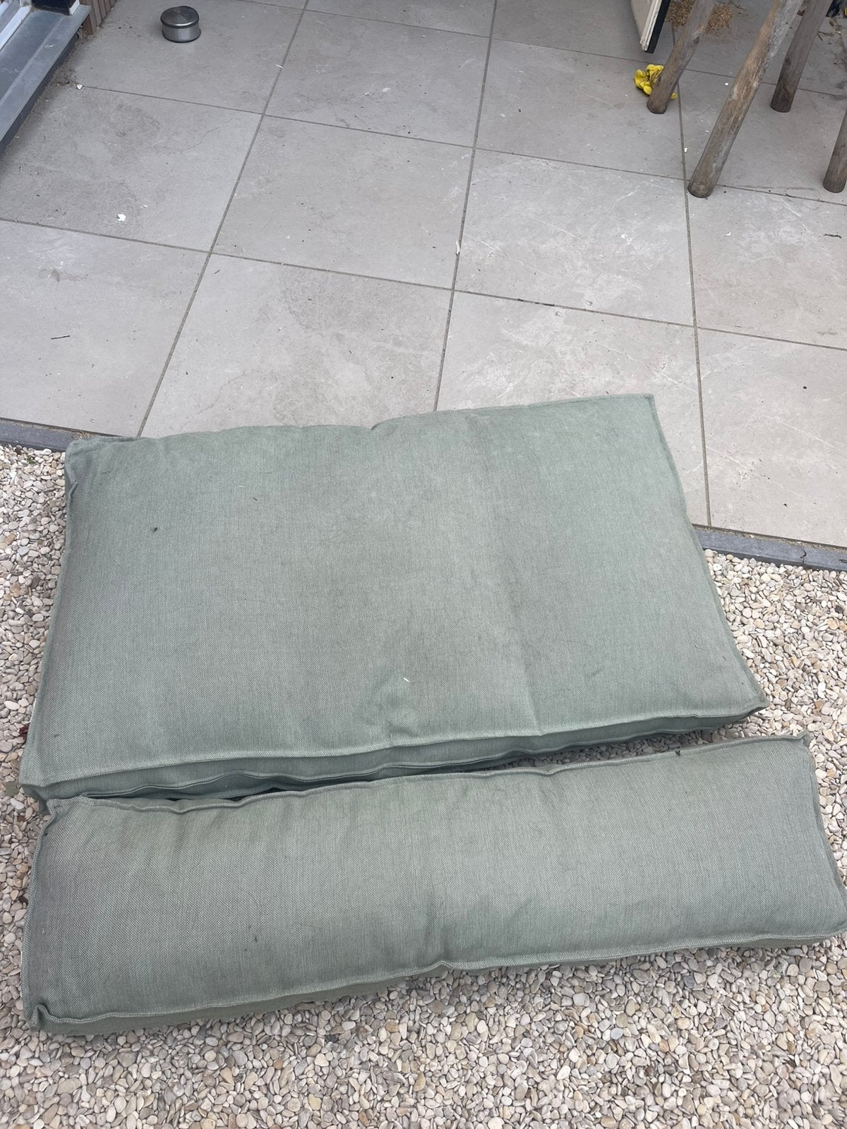 Set Pallet kussen mint groen Top staat, Ophalen, Zo goed als nieuw