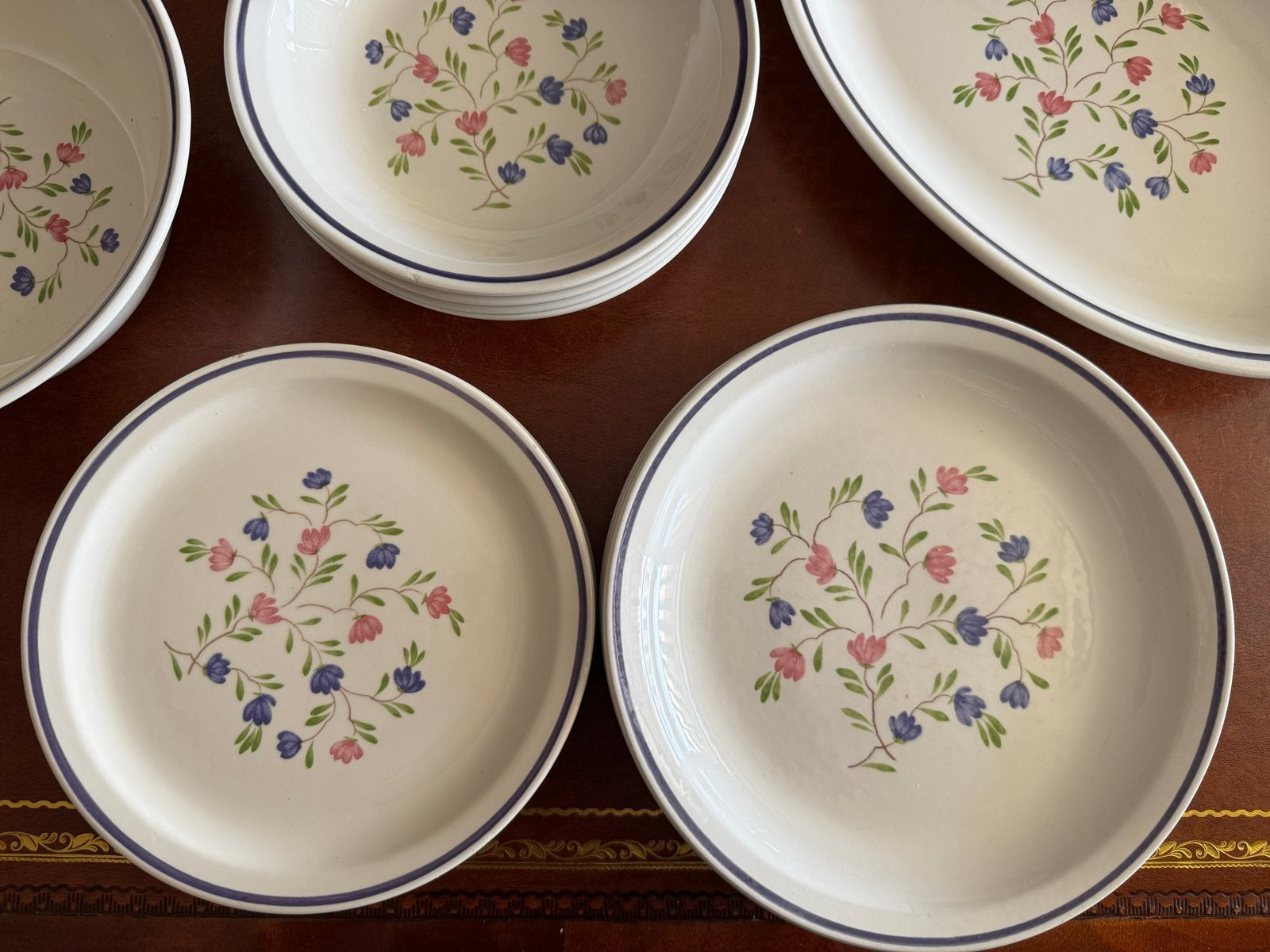 Vintage Frans servies - Moulin des Loups Orchies, Ophalen, Gebruikt, Overige merken, Vintage