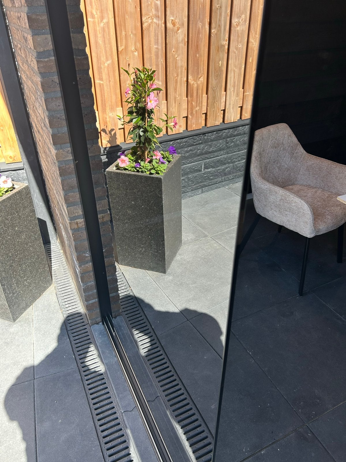 1x GLASPLAAT PANEEL Smoke Glas Getint zie foto’s, Ophalen, 80 tot 120 cm, Nieuw, 160 cm of meer