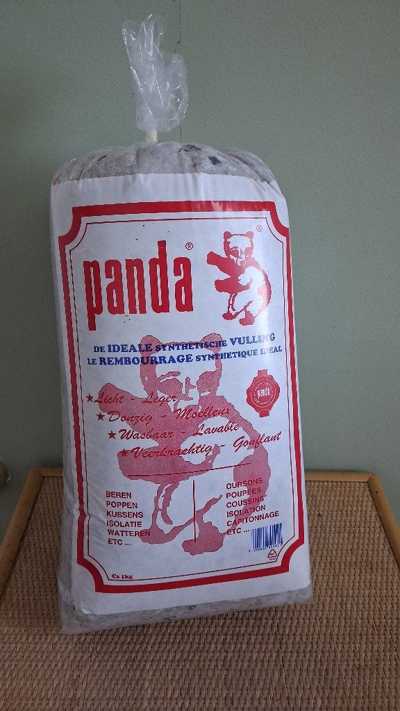 Panda 1KG Bonte kussenvulling - poppen beren kussens knuffel, Pompsterweg 5 9991 TJ Middelstum, Overige merken, Rovul, Nieuw