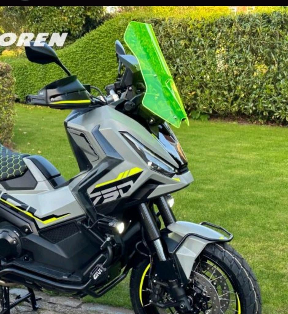 Windscherm honda X adv x adv 750 groen/geel. Opvallend !, Ophalen of Verzenden, Nieuw