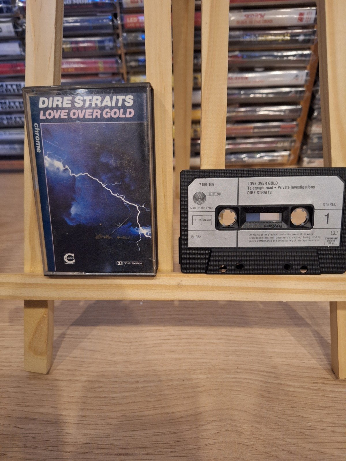 Dire Straits - Love Over Gold (Cassette), Cd's en Dvd's, Gebruikt, 1 bandje, Ophalen of Verzenden, Voorbespeeld