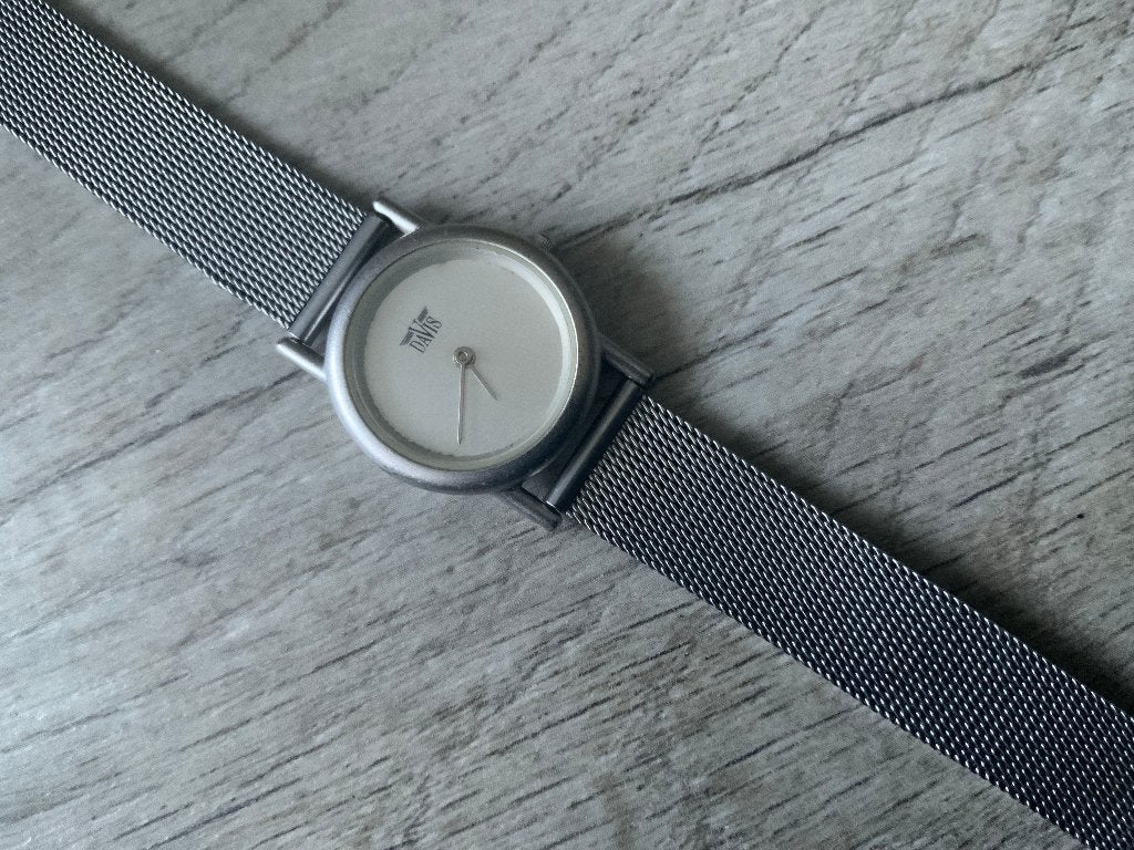 Davis Dames Horloge - Aviation Watch - Stainless Steel, Ophalen of Verzenden, Zo goed als nieuw, Staal, Overige merken