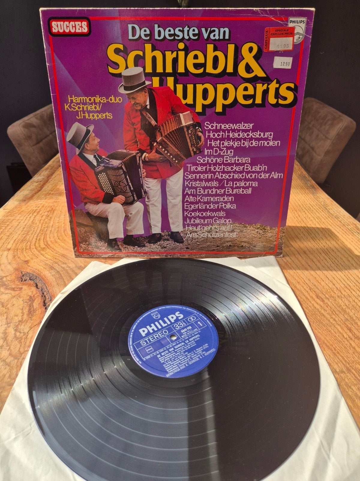 De Beste Van Schriebl & Hupperts LP - Harmonica-duo, Ophalen of Verzenden, Gebruikt, 12 inch, Overige genres