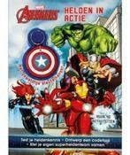 Marvel avengers helden in actie + sleutelhanger strip, Eén stripboek, Ophalen of Verzenden, Zo goed als nieuw