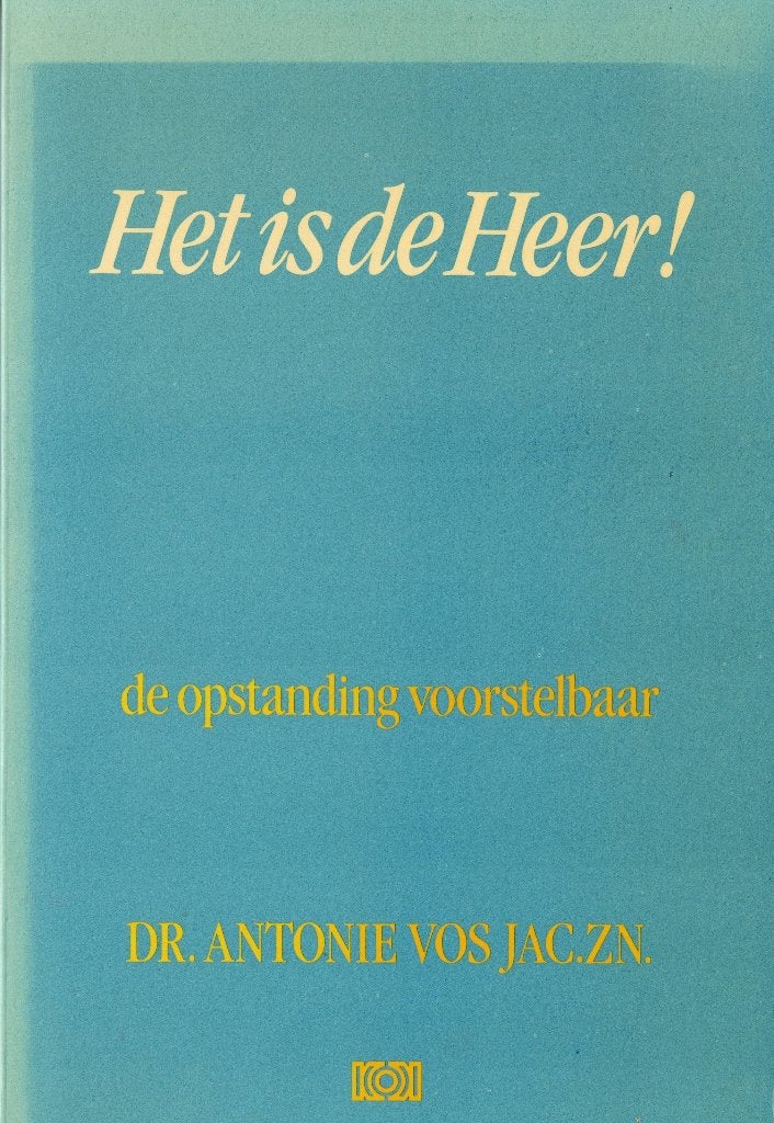 Dr. Antonie Vos – Het is de Heer! De opstanding voorstelbaar, Ophalen of Verzenden, Gelezen, Christendom | Protestants