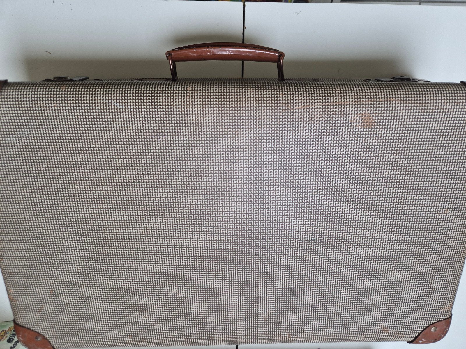 Vintage koffer - Stijlvol en functioneel, Sieraden, Tassen en Uiterlijk, Koffers, 60 tot 70 cm, Overige materialen, Gebruikt, Slot