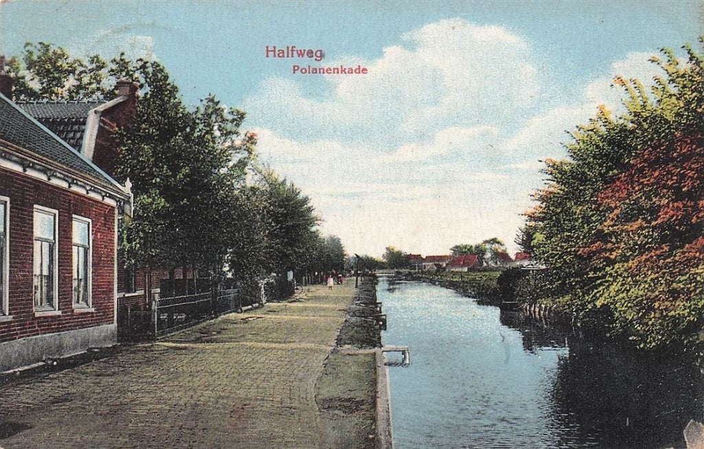 703-312-019 Halfweg Polanenkade, Verzenden, Voor 1920, Noord-Holland