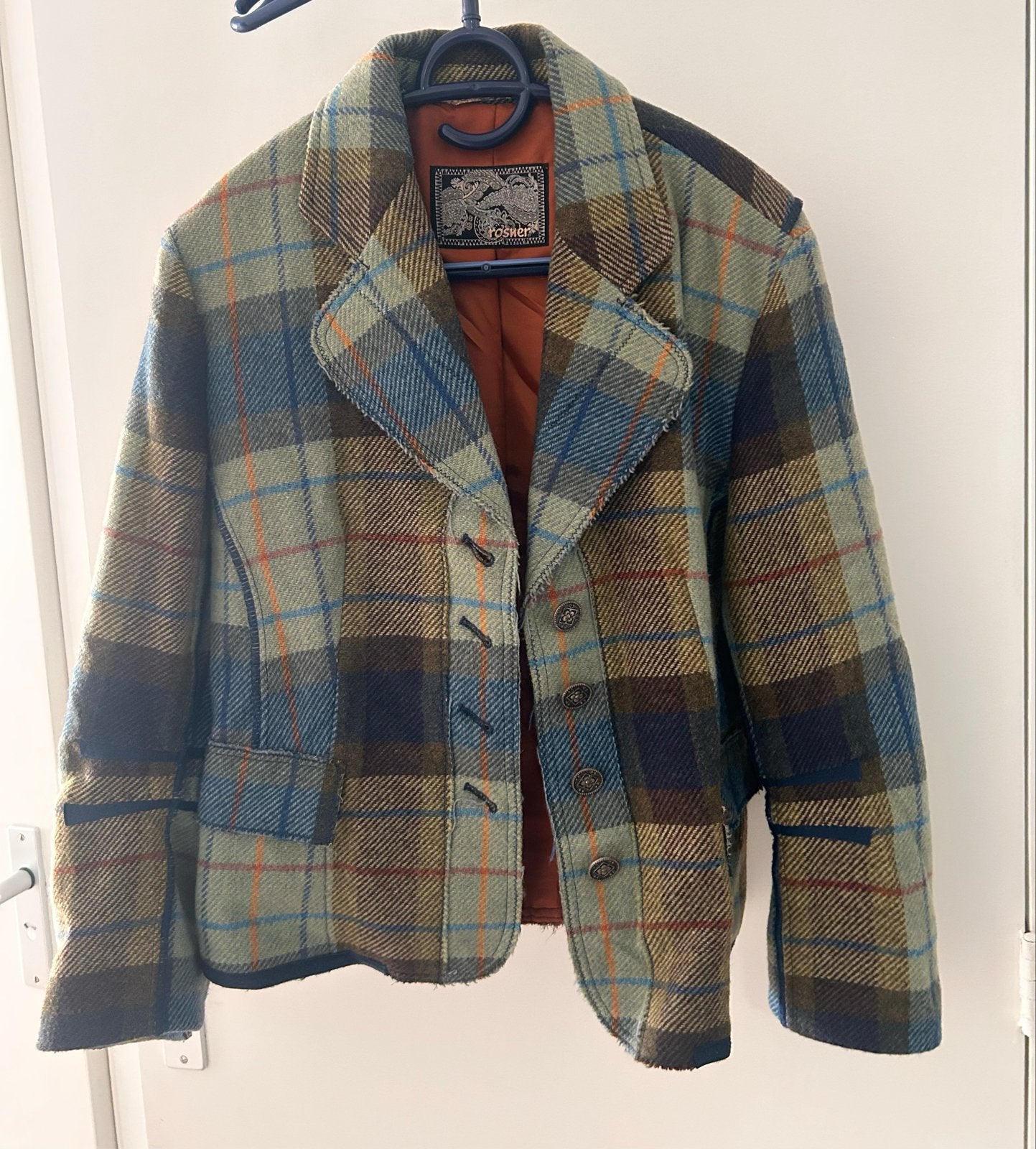 Rosner geruite blazer maat 40, Verzenden, Zo goed als nieuw, Maat 38/40 (M), Meerkleurig