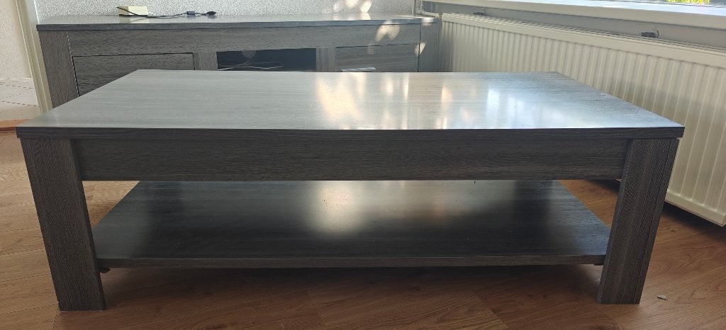 Salontafel en tv meubel, Ophalen, Gebruikt, 150 tot 200 cm, Minder dan 100 cm