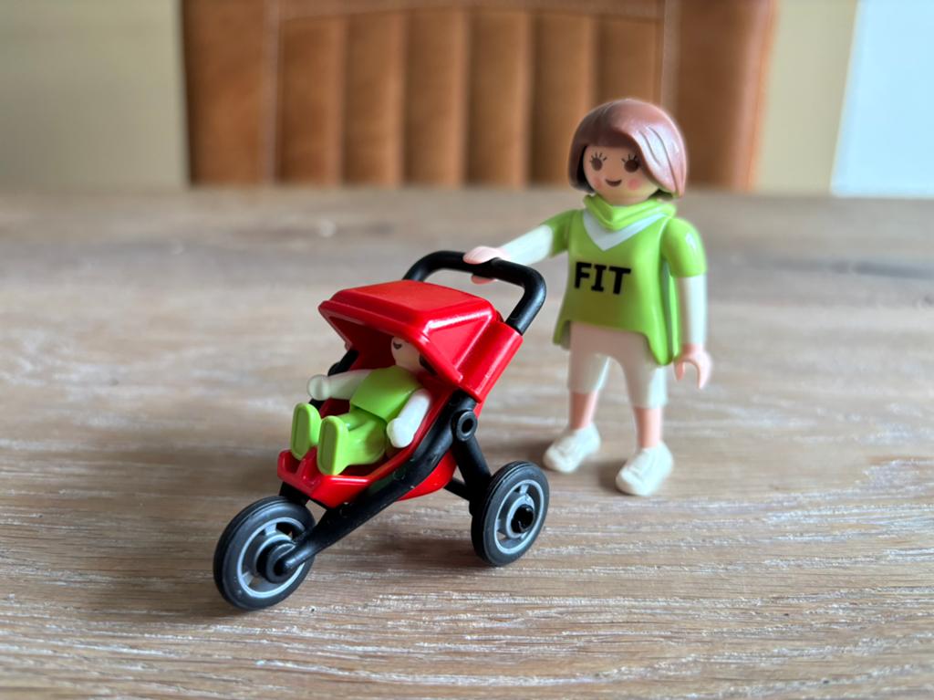 Playmobil 4697 Moeder met baby-jogger, Ophalen of Verzenden, Zo goed als nieuw, Complete set