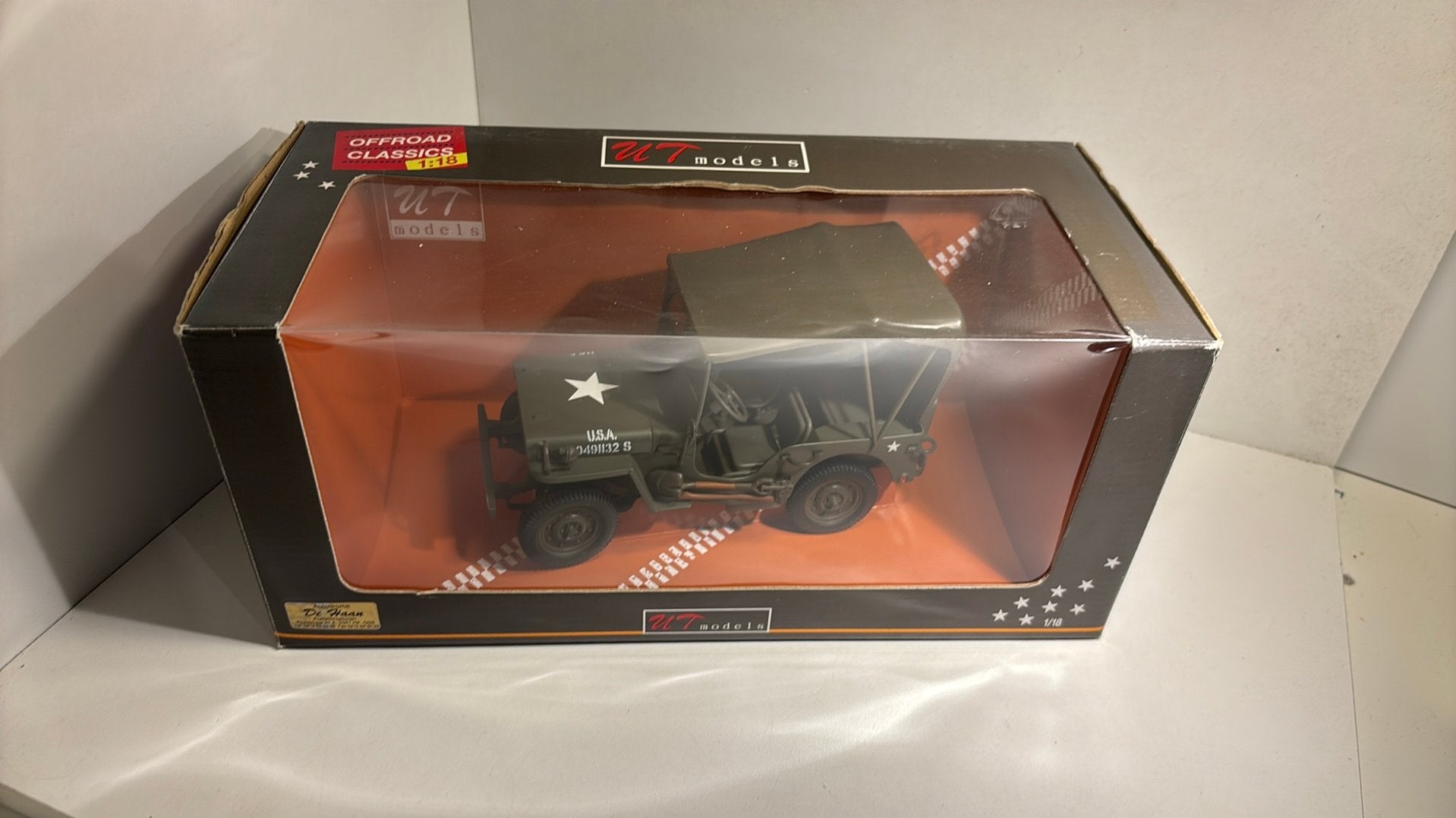 Jeep willys ut models 1.18, UT Models, Ophalen of Verzenden, A, A