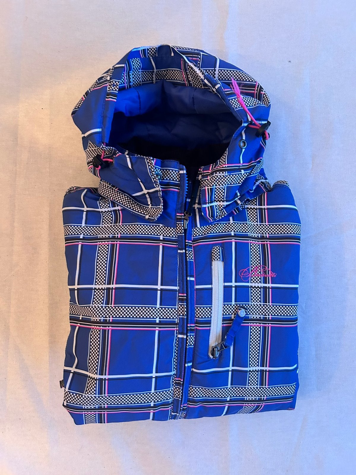 Brunotti blauw paarse wintersport jas maat 152, Ophalen of Verzenden, Zo goed als nieuw, Meisje, Jas
