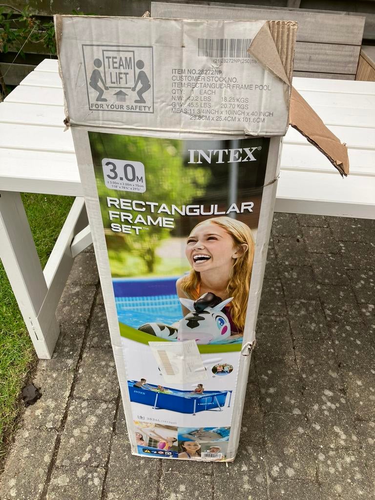 Gebruikte intex zwembad, Ophalen, Gebruikt, Minder dan 80 cm, Opzetzwembad