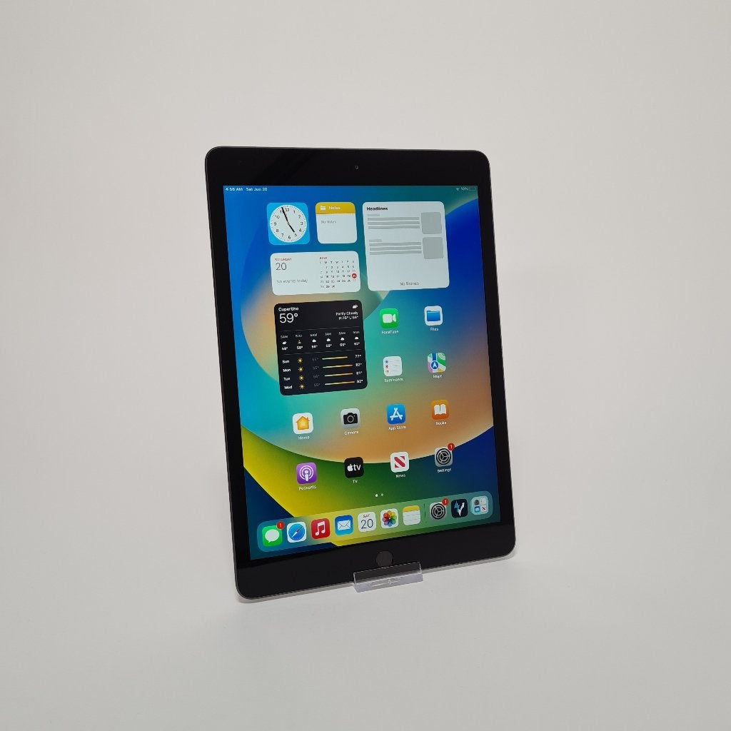 Apple iPad 2019 32GB WiFi Tablet IOS 18 Zwart, 10 inch, Gebruikt, Overige typen, Ophalen of Verzenden