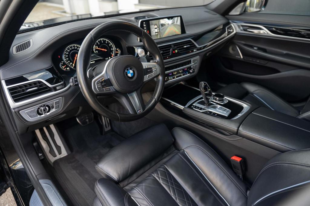 BMW 750i xDrive M Sport Alpina 21'' Pano B&W 360c Softclose, Auto's, BMW, Automaat, Gebruikt, 4395 cc, Zwart