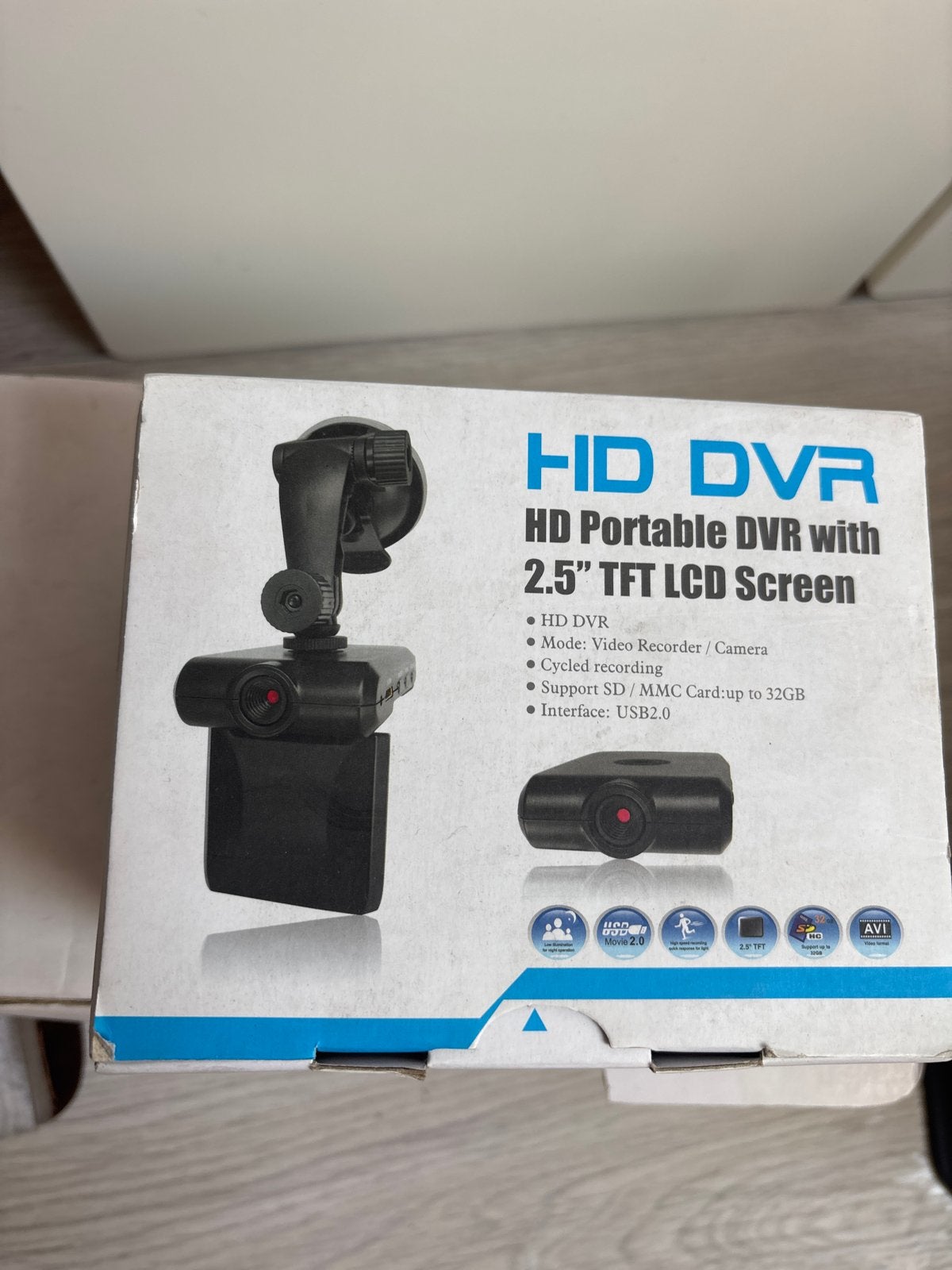 HD Portable DVR met 2.5" TFT LCD Scherm, Ophalen, Nieuw