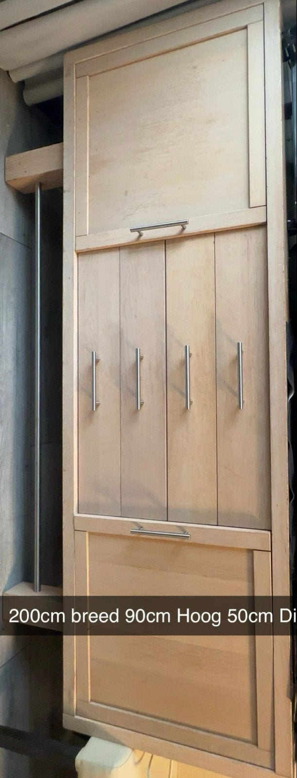 Dressoir kast in goede staat - 200x90x50 cm, Ophalen, Zo goed als nieuw, 50 tot 75 cm, 200 cm of meer