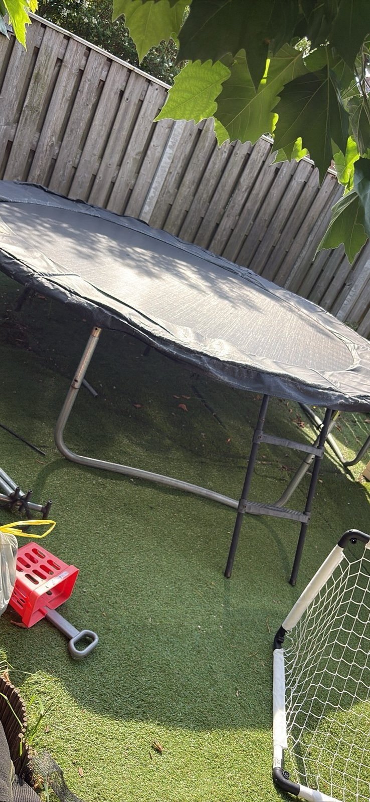 Game on sport trampoline 305cm, Kinderen en Baby's, Speelgoed | Buiten | Trampolines, Ophalen of Verzenden, Gebruikt