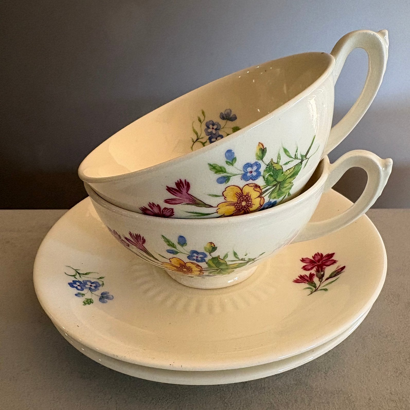 Vintage kop en schotels van Mosa Maastricht, Antiek en Kunst, Ophalen of Verzenden