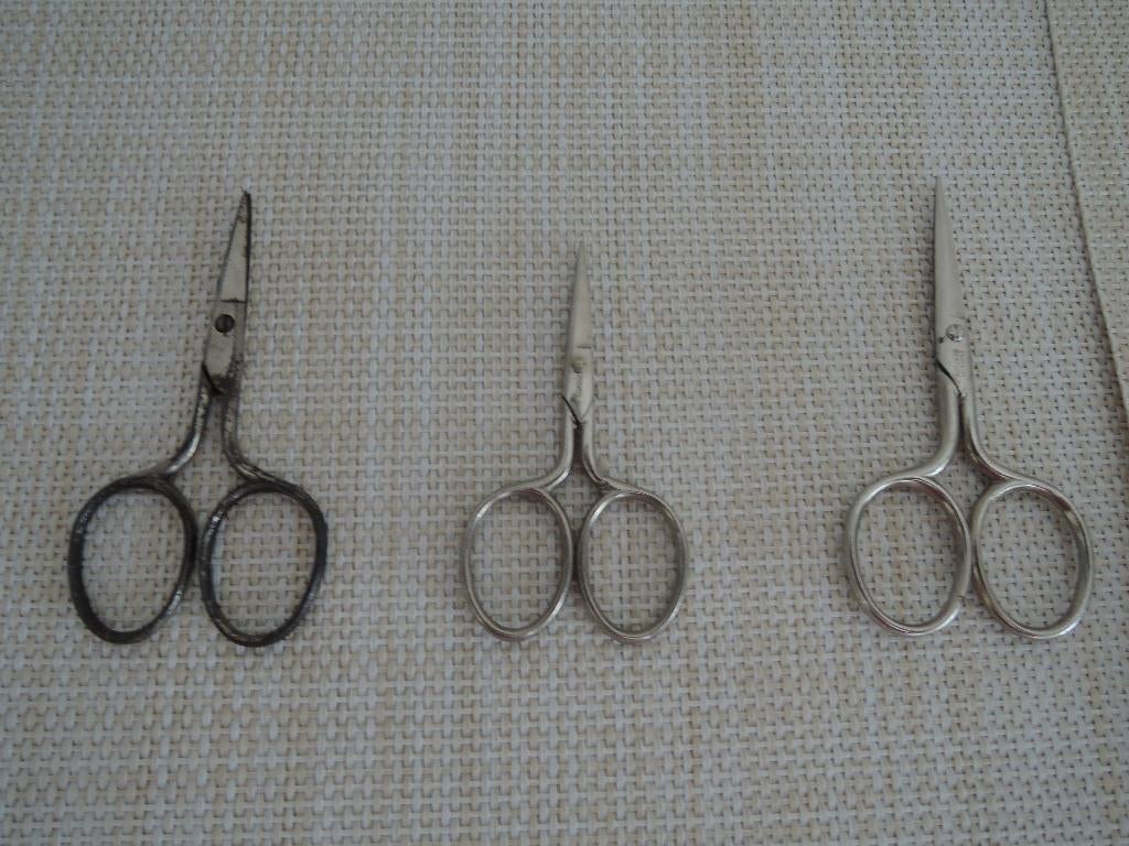 Drie oude (nagel) schaartjes, Ophalen of Verzenden, Gebruikt