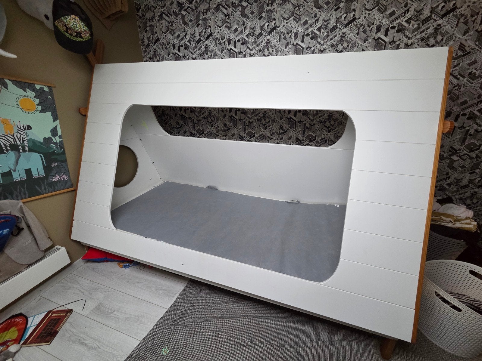 GRATIS Tipi kinderbed met lattenbodem, Ophalen, 85 tot 100 cm, Gebruikt, Lattenbodem