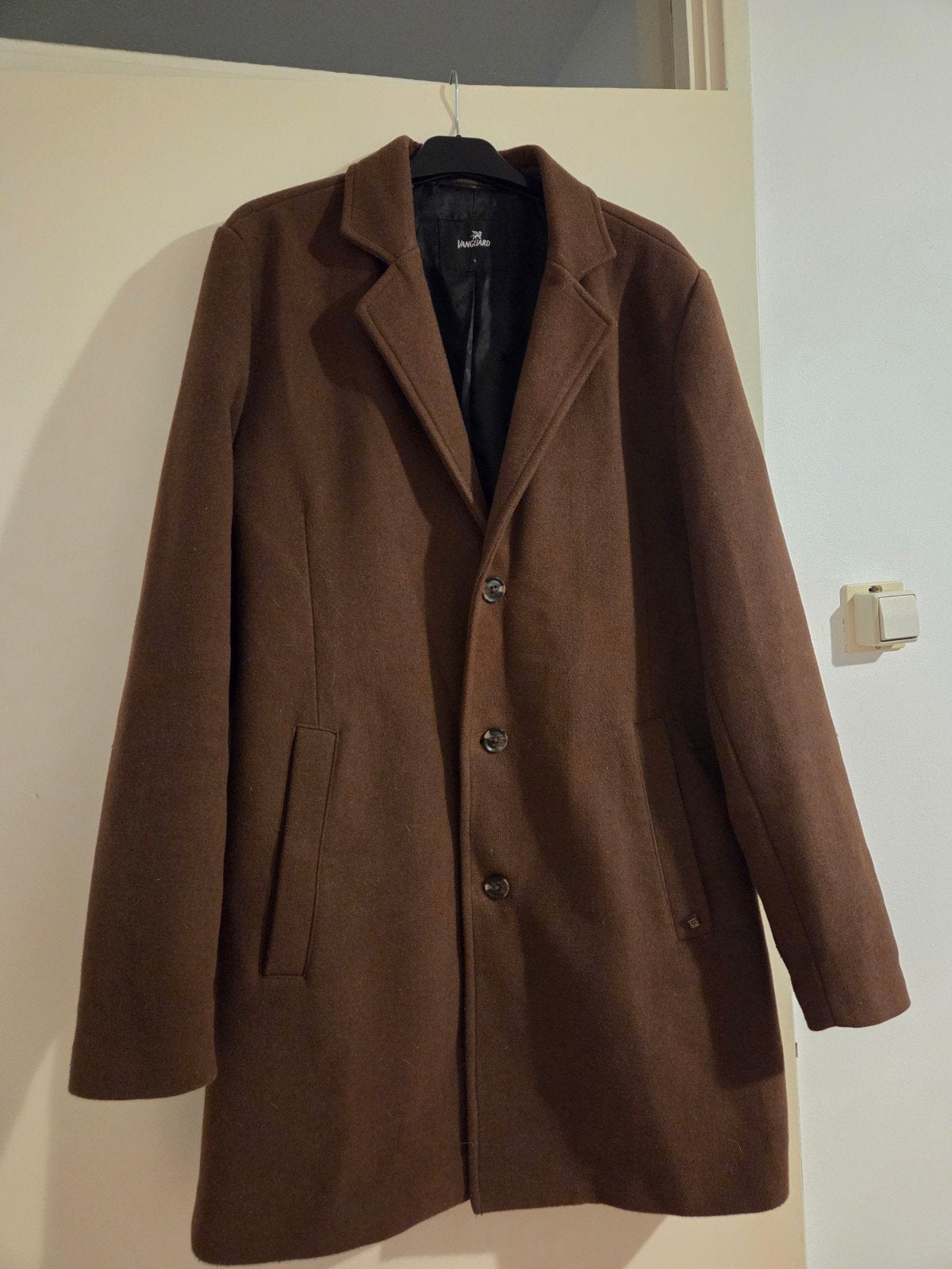 Vanguard jas bruin, Maat 52/54 (L), Bruin, Ophalen of Verzenden, Zo goed als nieuw