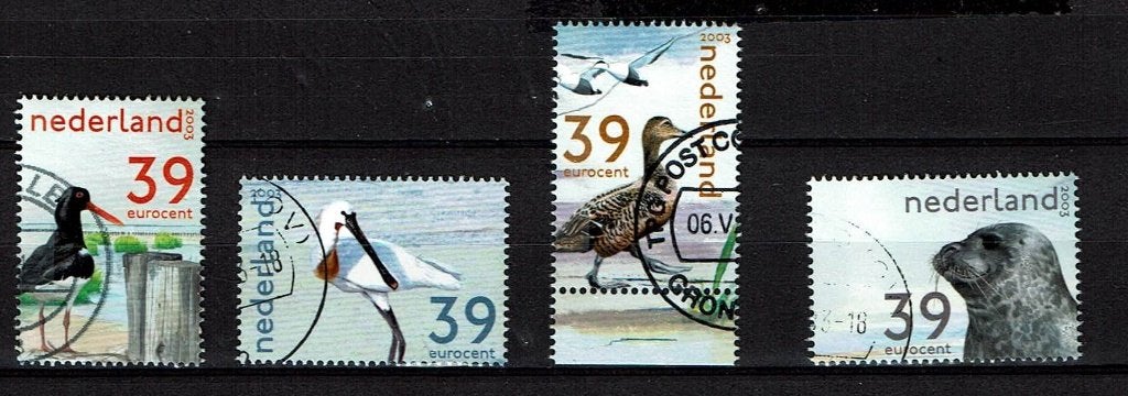 Nederland NVPH 2170 a t/m d gestempeld 2, Postzegels en Munten, Postzegels | Nederland, Verzenden, Na 1940, Gestempeld