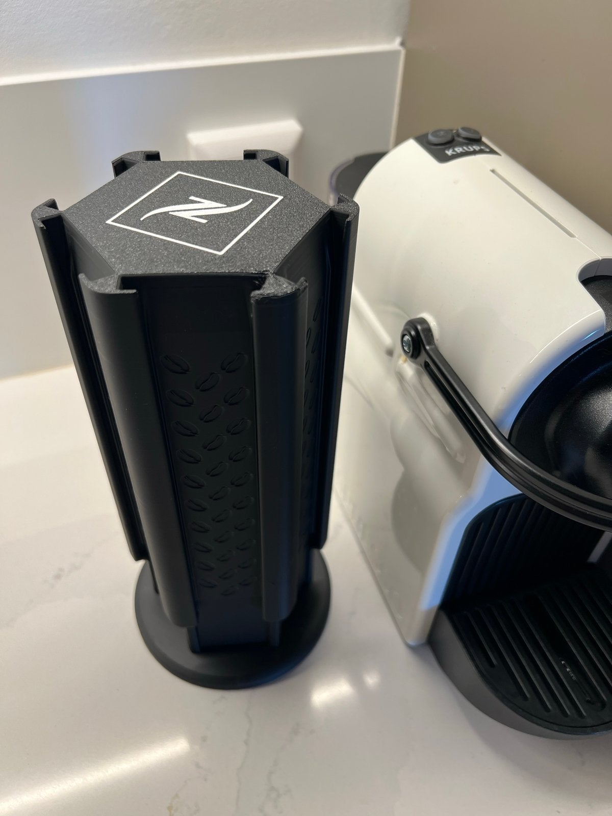 Nespresso capsulehouder - Zwart, draaibaar, Verzenden, Zo goed als nieuw, Nespresso, Capsulehouder