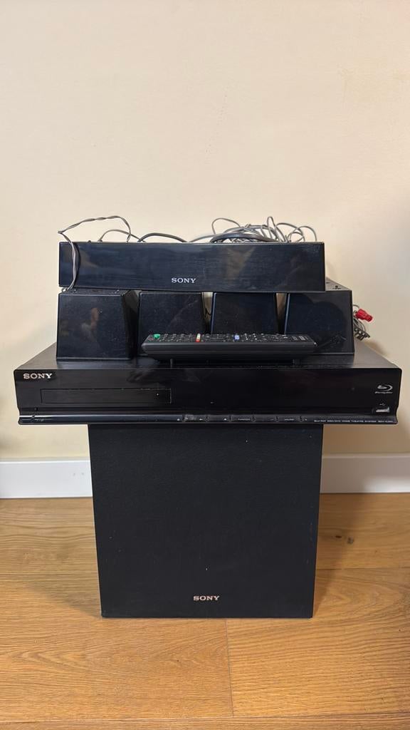 Sony Blu ray Home theatre, Ophalen, Blu-ray-speler, 70 watt of meer, Zo goed als nieuw