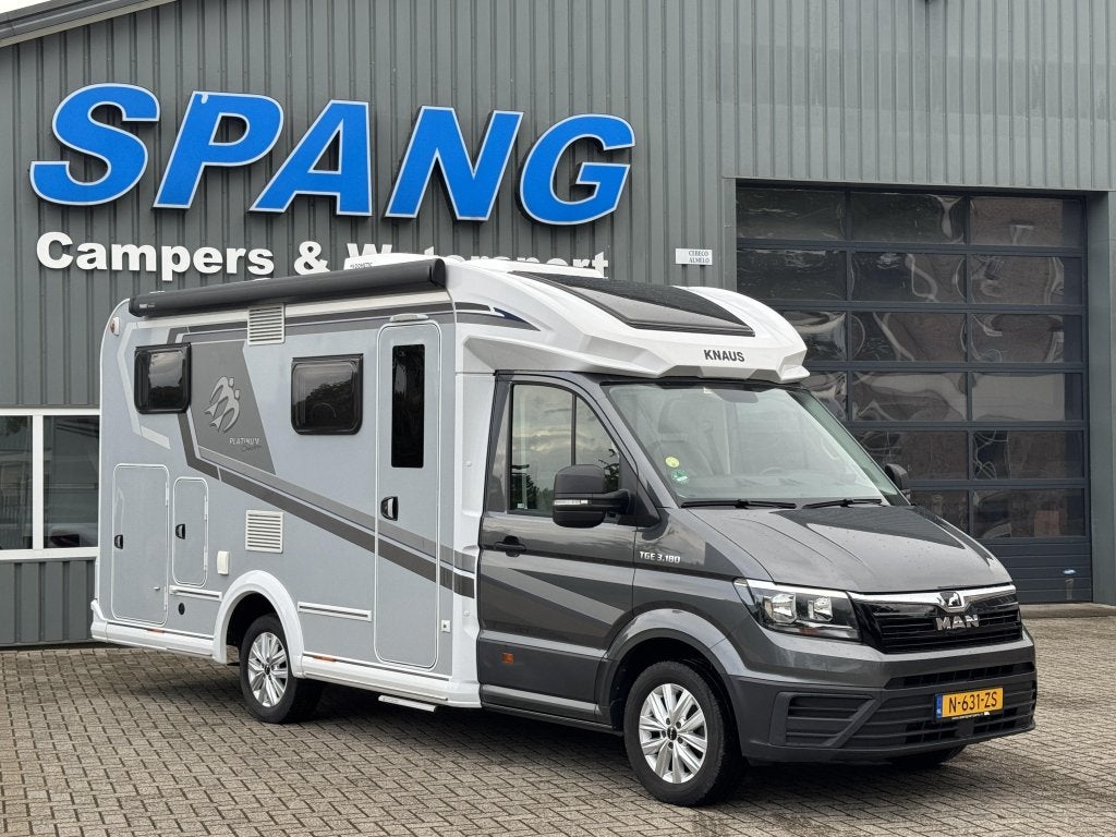 Knaus Van TI Plus 650 MEG 180 PK Autom. enkele bedden, Caravans en Kamperen, Automaat, Standaard zit, Tot en met 2, Bedrijf