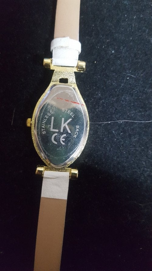 s 297 horloge, wit en goud quartz, Sieraden, Tassen en Uiterlijk, Overige Accessoires, Ophalen of Verzenden, 'T Olde Gre-j, Info@toldegrej.nl