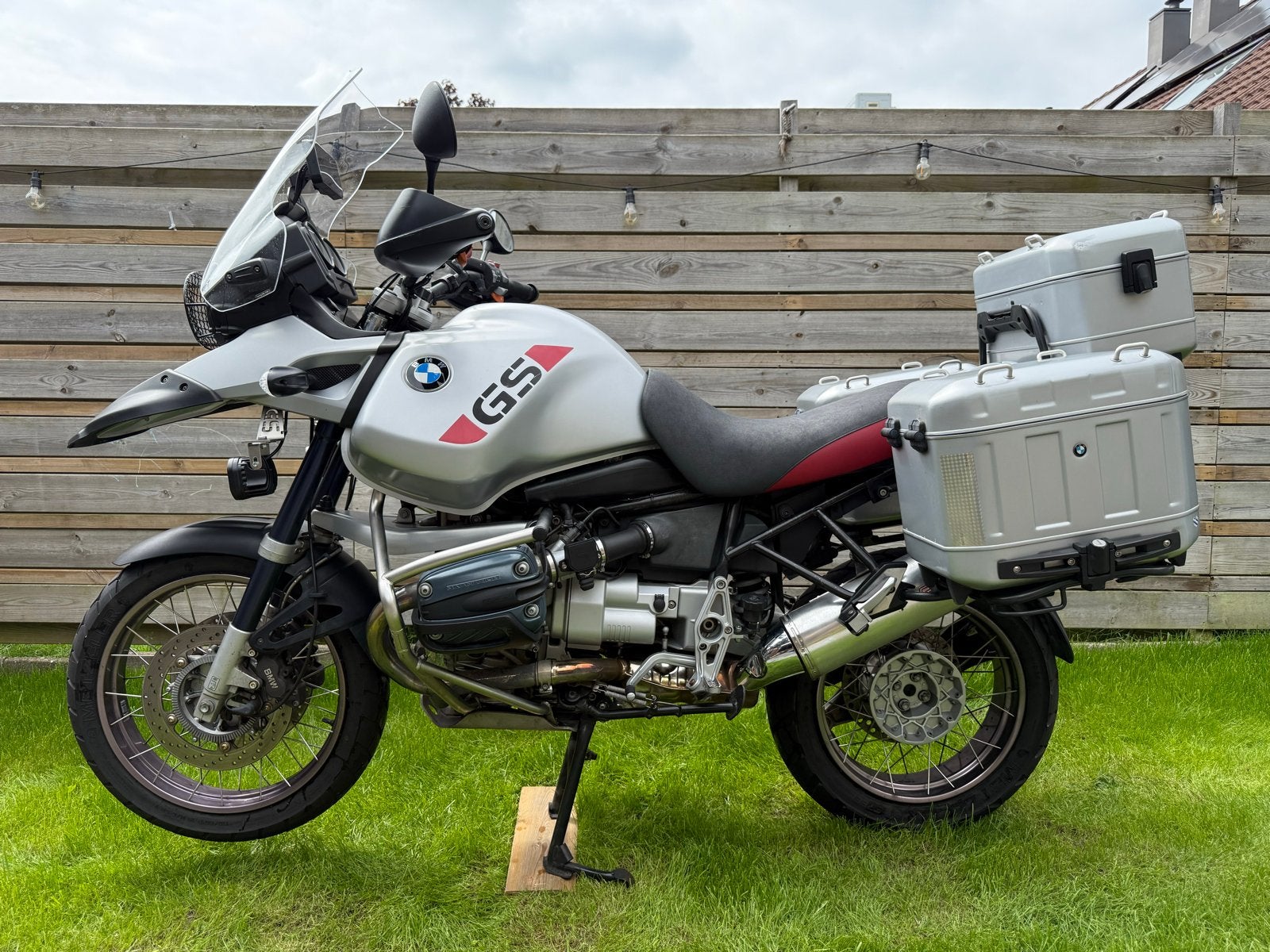 BMW R1150 GS Adv. met originele kofferset, weinig kilometers, Motoren, Motoren | BMW, 2 cilinders, Motorrijbewijs A, Gebruikt