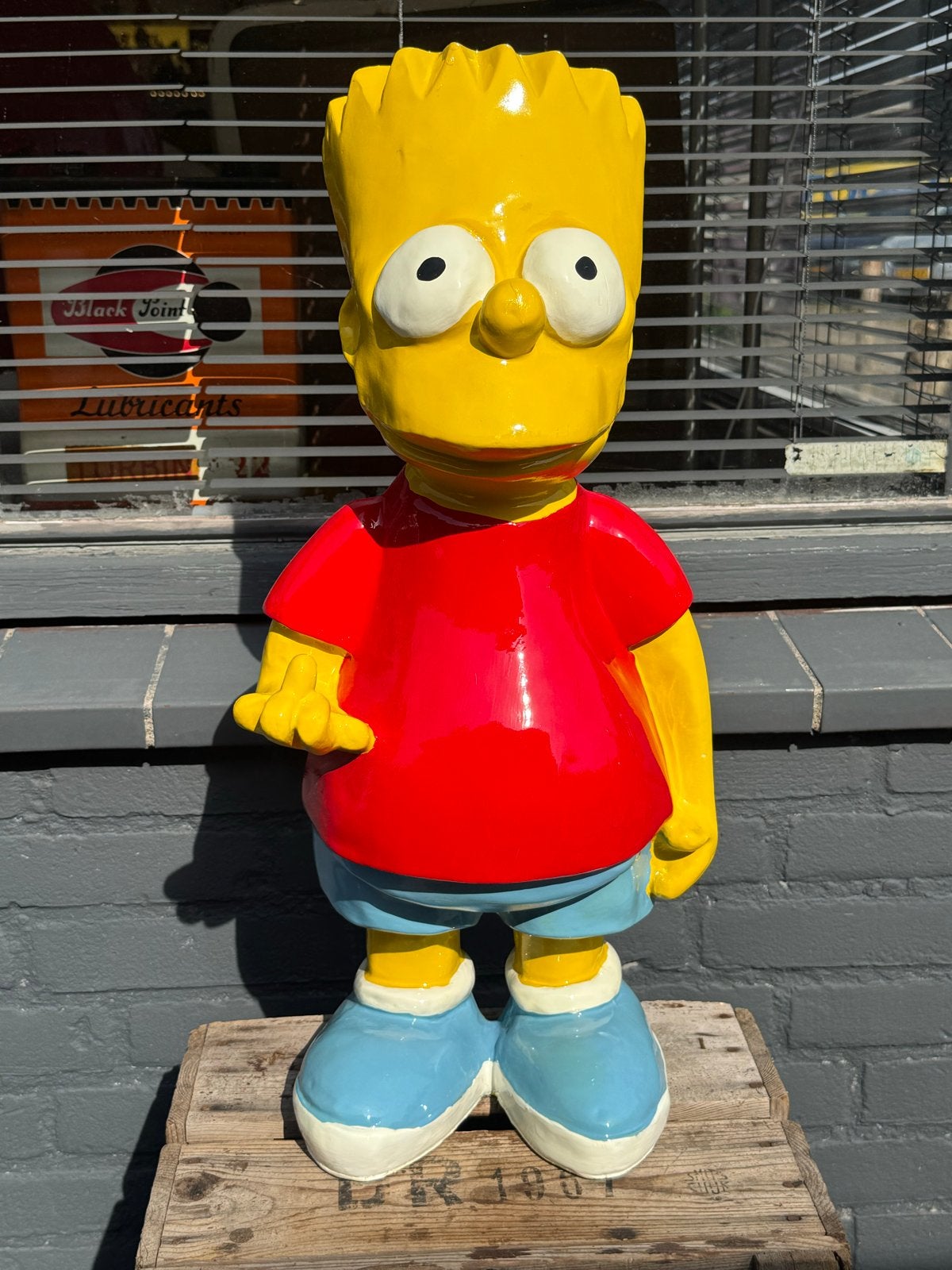 Grote Bart Simpson Beeld - Decoratie - The Simpsons, Ophalen of Verzenden, Gebruikt