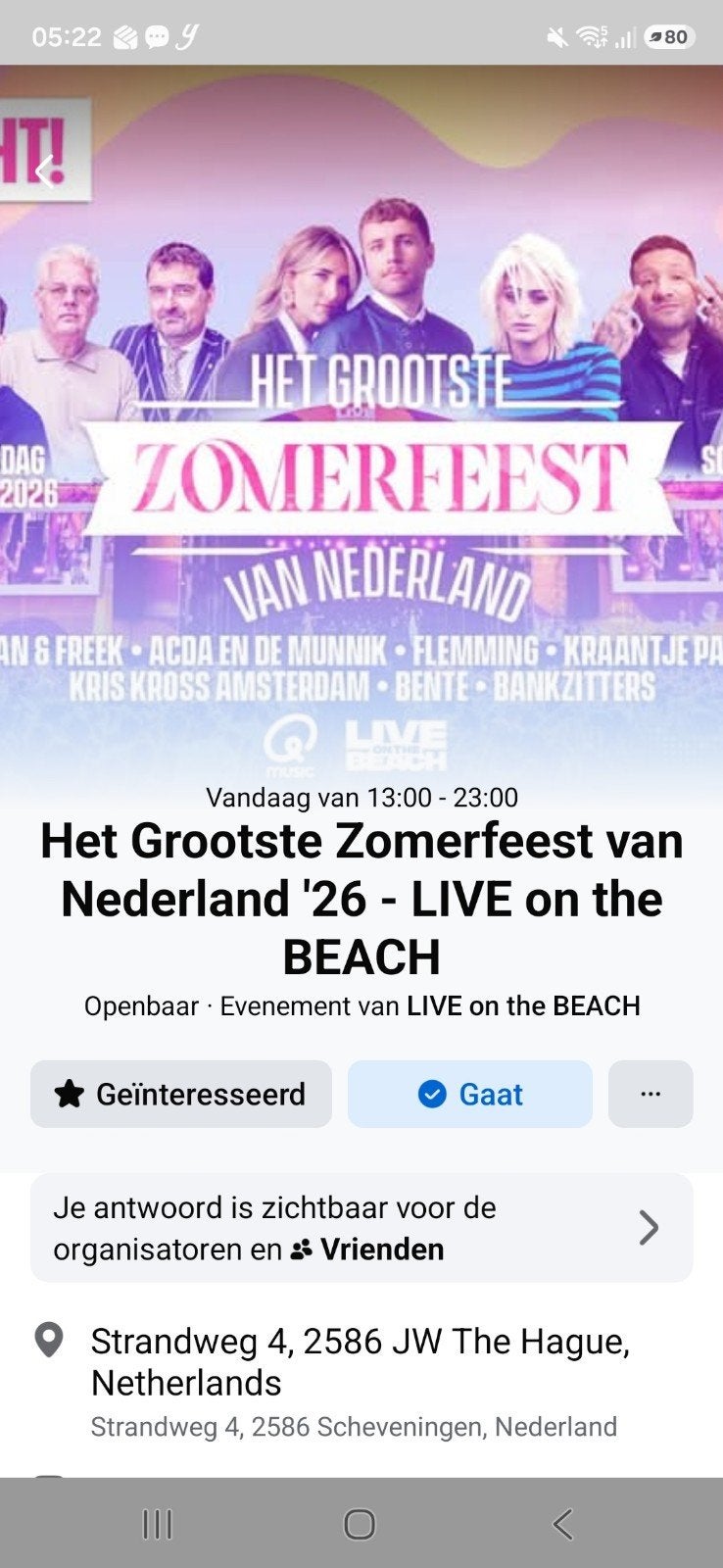Zomerfeest, Tickets en Kaartjes, Evenementen en Festivals