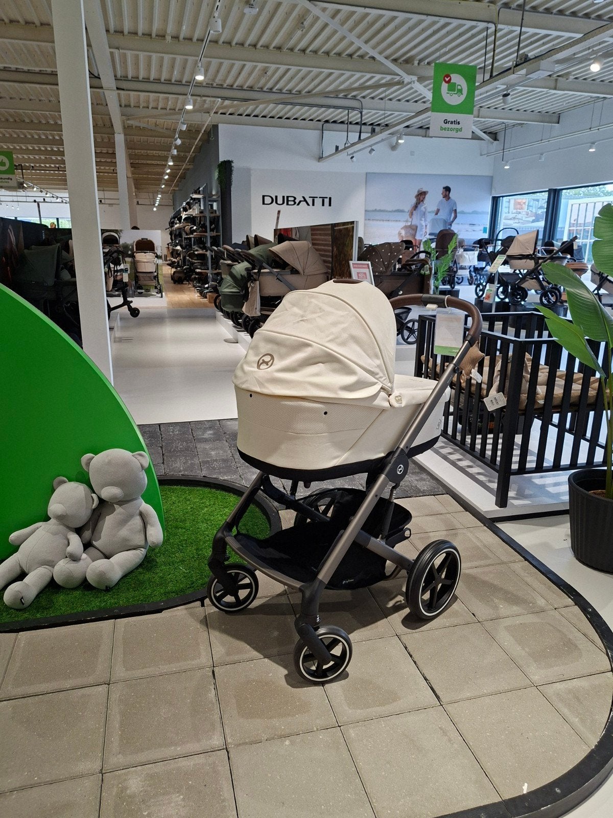 Cybex Balios S Lux 2 in 1 Kinderwagen Seashell Beige, Nieuw, Met reiswieg, Ophalen, Kinderwagen