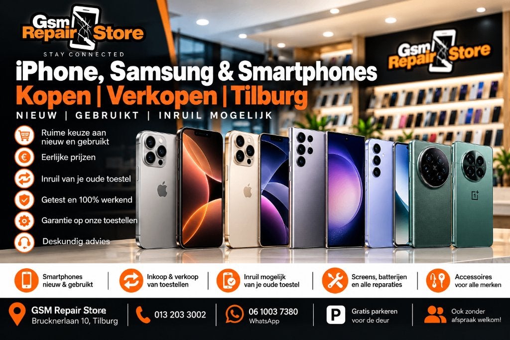 iPhone, Samsung & Smartphones | Inkoop & Verkoop Tilburg, Telecommunicatie, Ophalen, Nieuw, 256 GB, Zonder abonnement