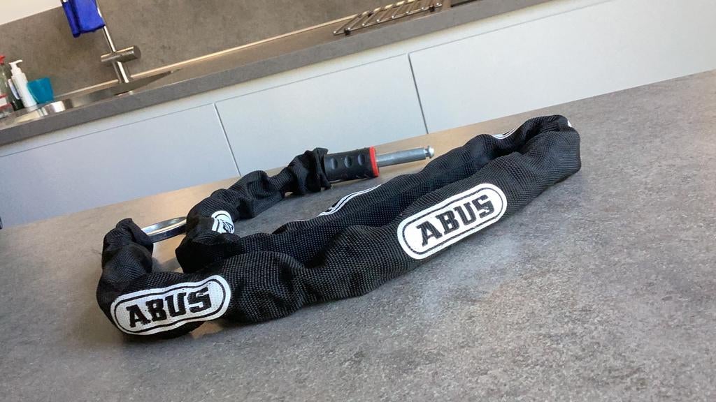 Abus kettinginsteekslot, Ophalen of Verzenden, Zo goed als nieuw, Kettingslot