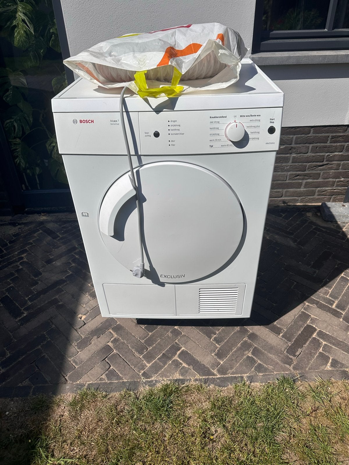 Bosch Maxx 4 Exclusiv Luchtafvoer Wasdroger, Witgoed en Apparatuur, Wasdrogers, Ophalen, 6 tot 8 kg, Gebruikt, Luchtafvoer