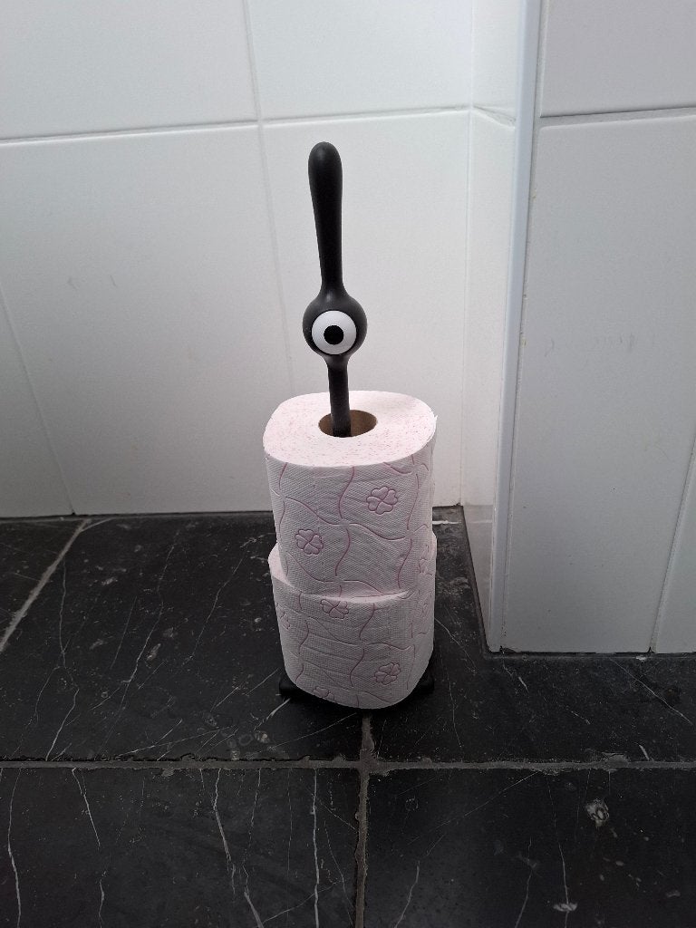 Toiletrolhouder met oog, Ophalen of Verzenden, Zo goed als nieuw, Toilet