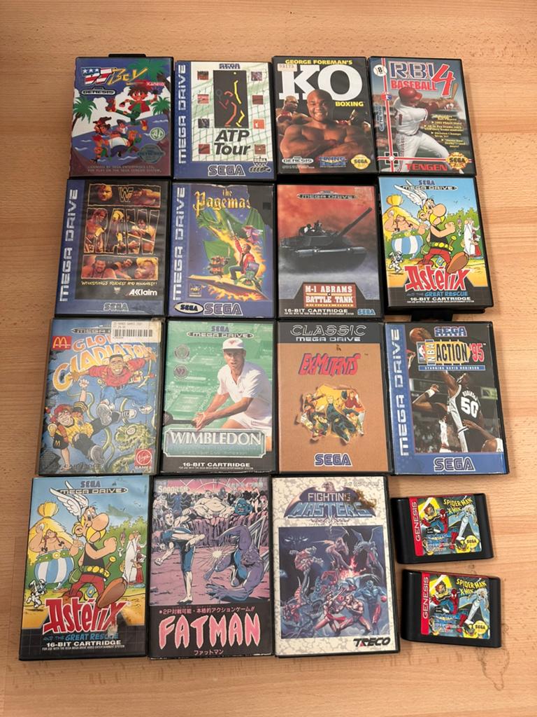 Partij Sega Mega Drive / Genesis Games in doos!, Gebruikt, 1 speler, Ophalen of Verzenden, Vanaf 3 jaar