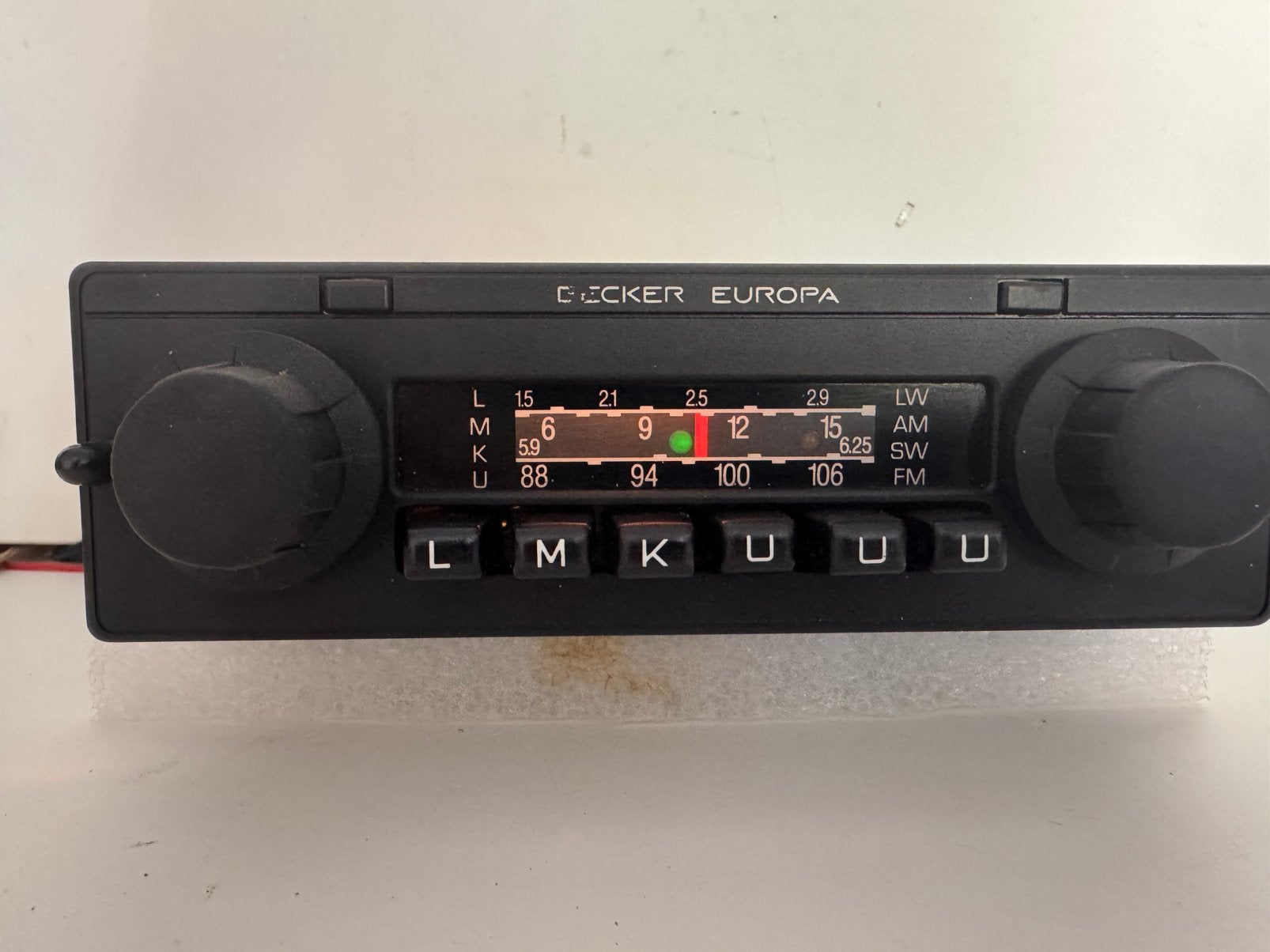 Becker Europa 772 – Klassieke autoradio – 1982, Ophalen of Verzenden, Zo goed als nieuw