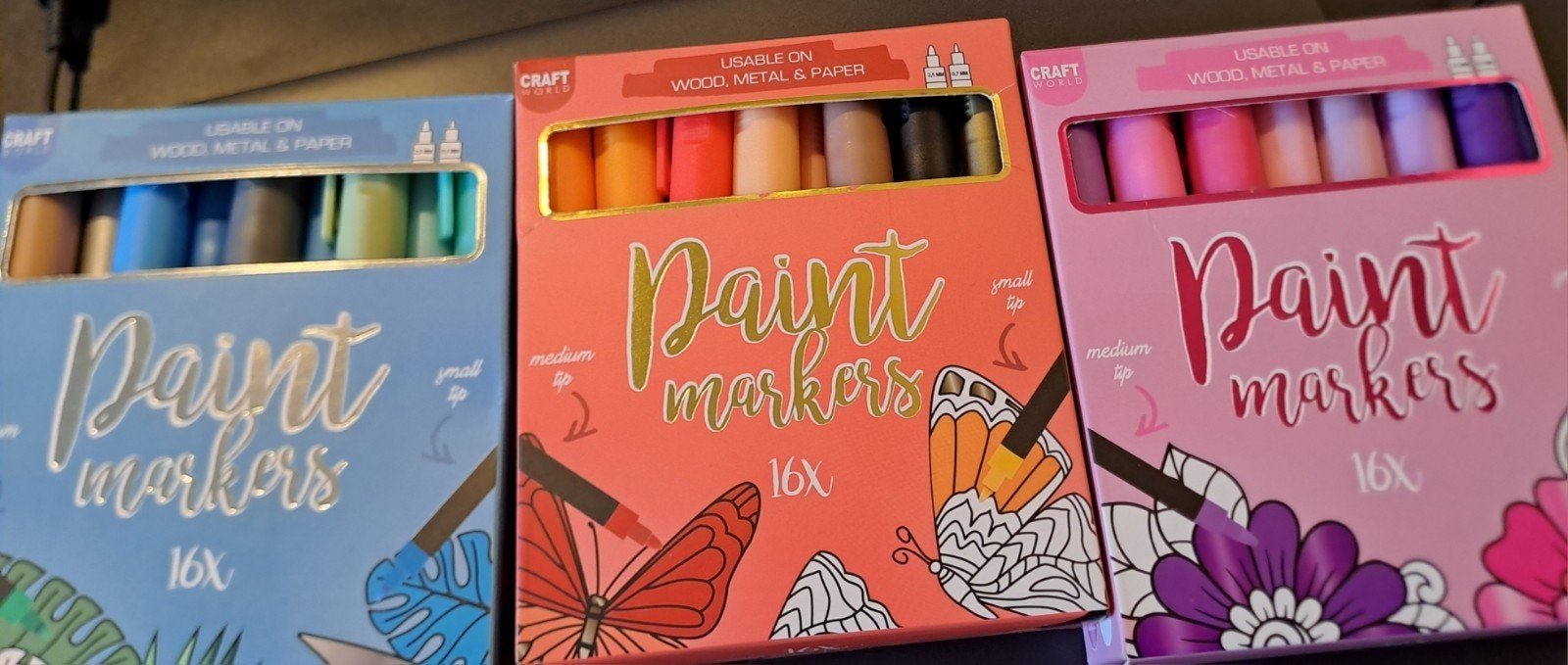 3 doosjes paint-markers, Ophalen of Verzenden, Zo goed als nieuw