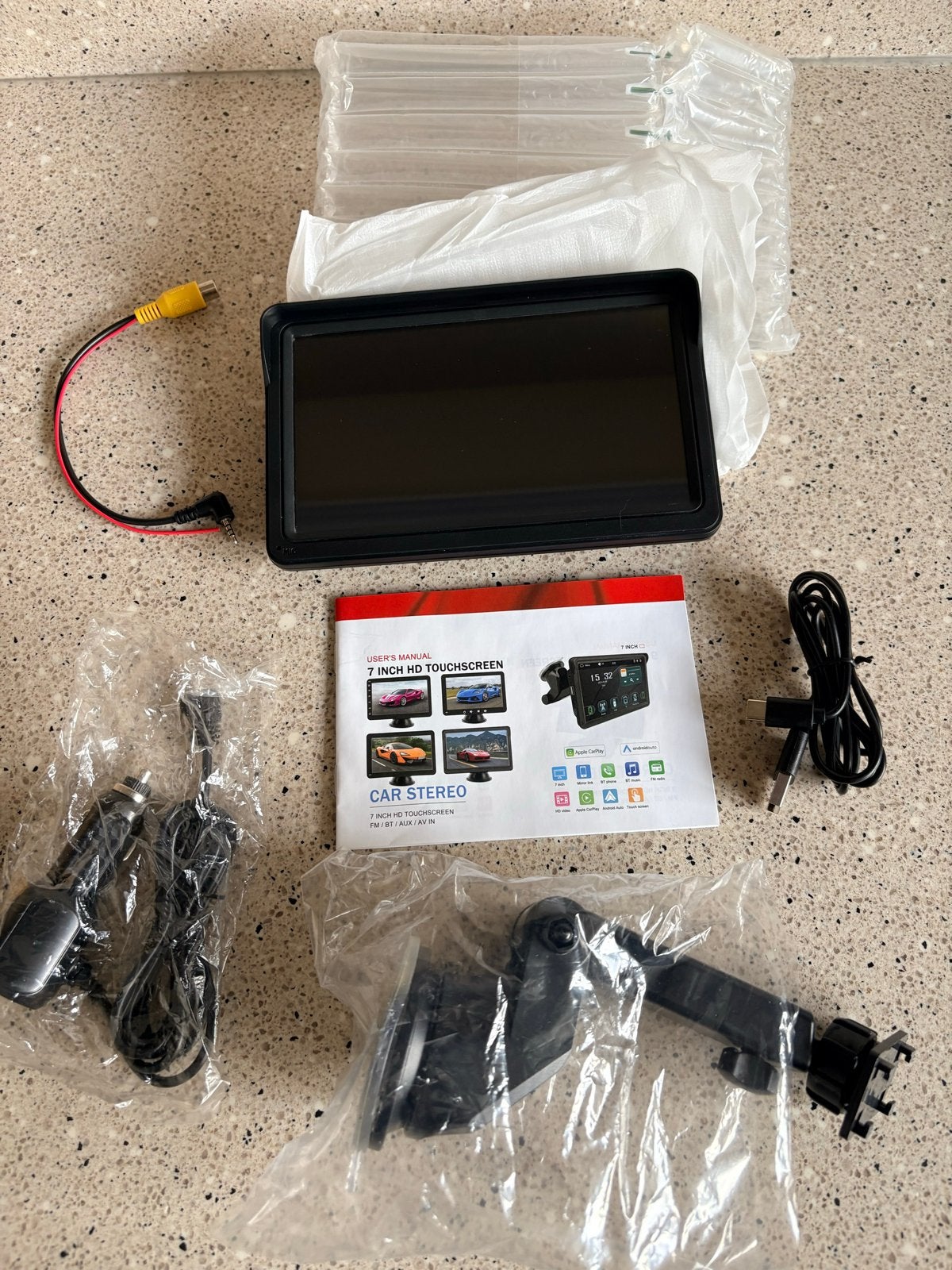 7 inch HD Touchscreen Auto Stereo met Apple CarPlay/Android, Ophalen of Verzenden, Nieuw