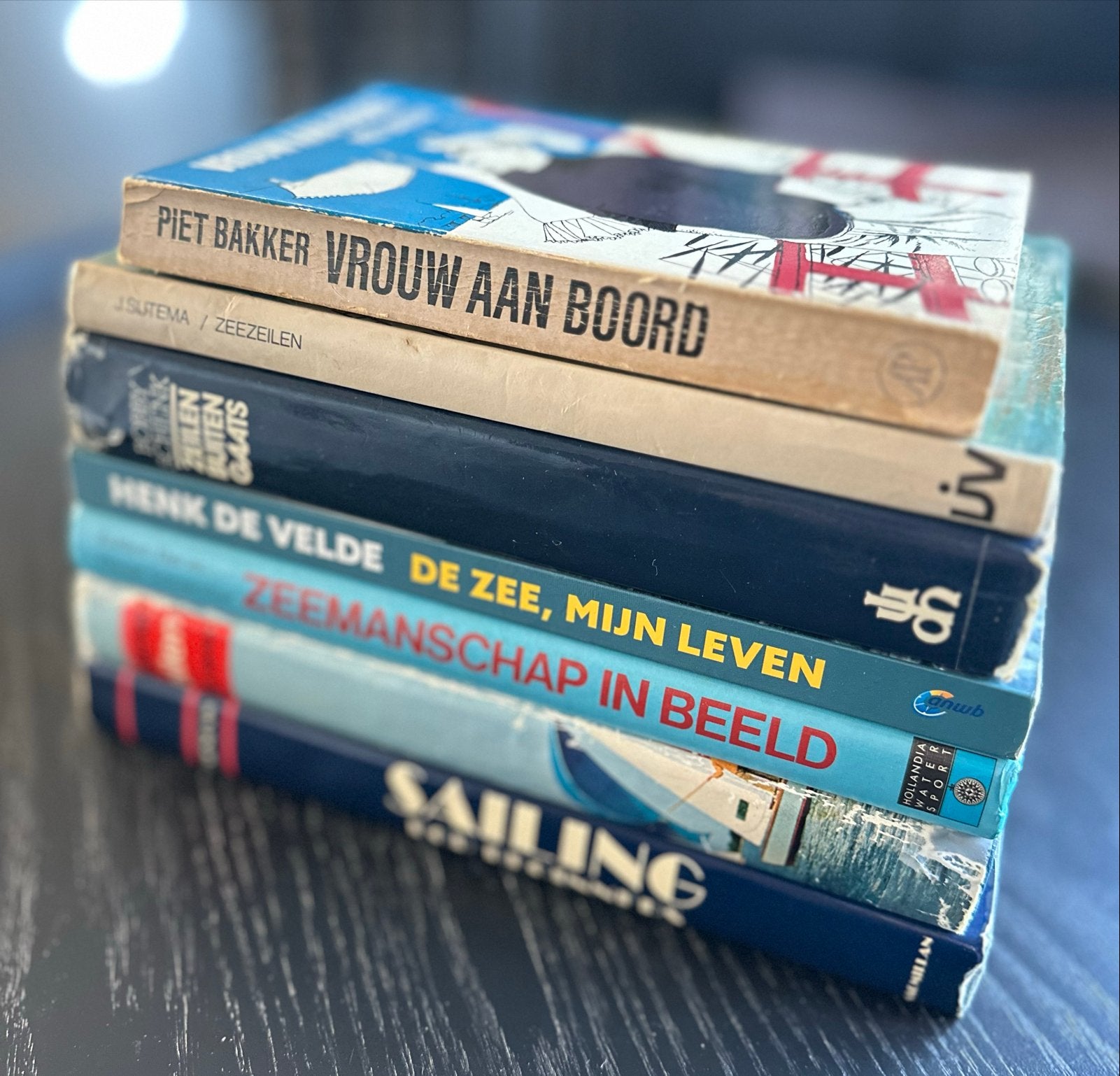 Zeilen buitengaats van Bobby Schenk + 5 ander zeilboeken, Ophalen of Verzenden, Gelezen