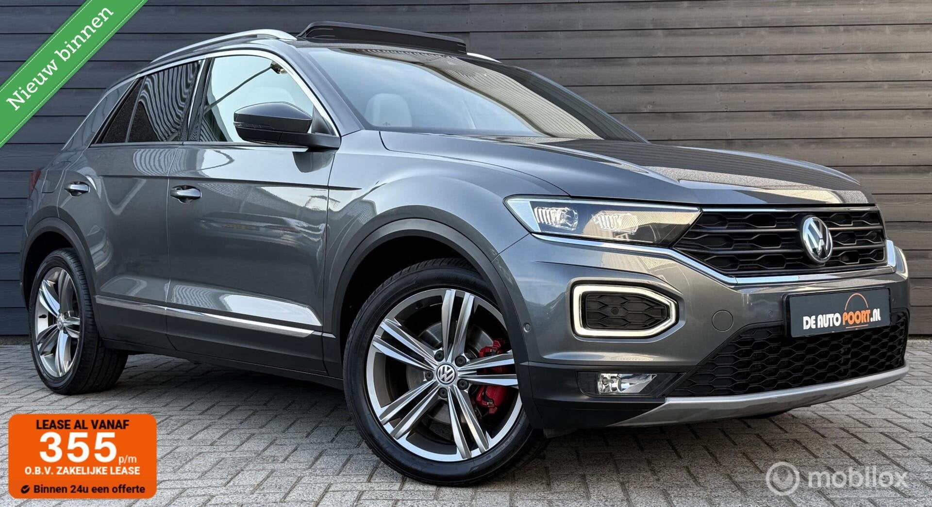 Volkswagen T-Roc 2.0 TSI 4M. Sport R-line/Pano.dak/Viritual, Auto's, Volkswagen, Automaat, 15 km/l, Gebruikt, Leder